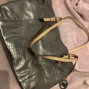 Grey/ Silver Michael Kors Bag